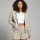 Casaco com Fecho e Capuz Oversize Basic da MP para Senhora - Fog