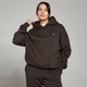 Camisola com Capuz Oversize Basic da MP para Senhora - Coffee
