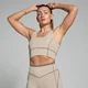 Soutien de Desporto Tempo Contrast Texture da MP para Senhora - Cashmere