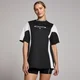 T-shirt Oversize Tempo Contrast Retro da MP para Senhora - Preto