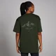 T-shirt Velocity Oversize para Mulher da MP - Forest Green