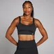 Soutien de Desporto Velocity Ultra com Colchetes para Mulher da MP - Preto