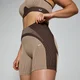 Calções de Ciclismo sem Costuras e Canelados Contrast da MP para Senhora - Cashmere/Espresso