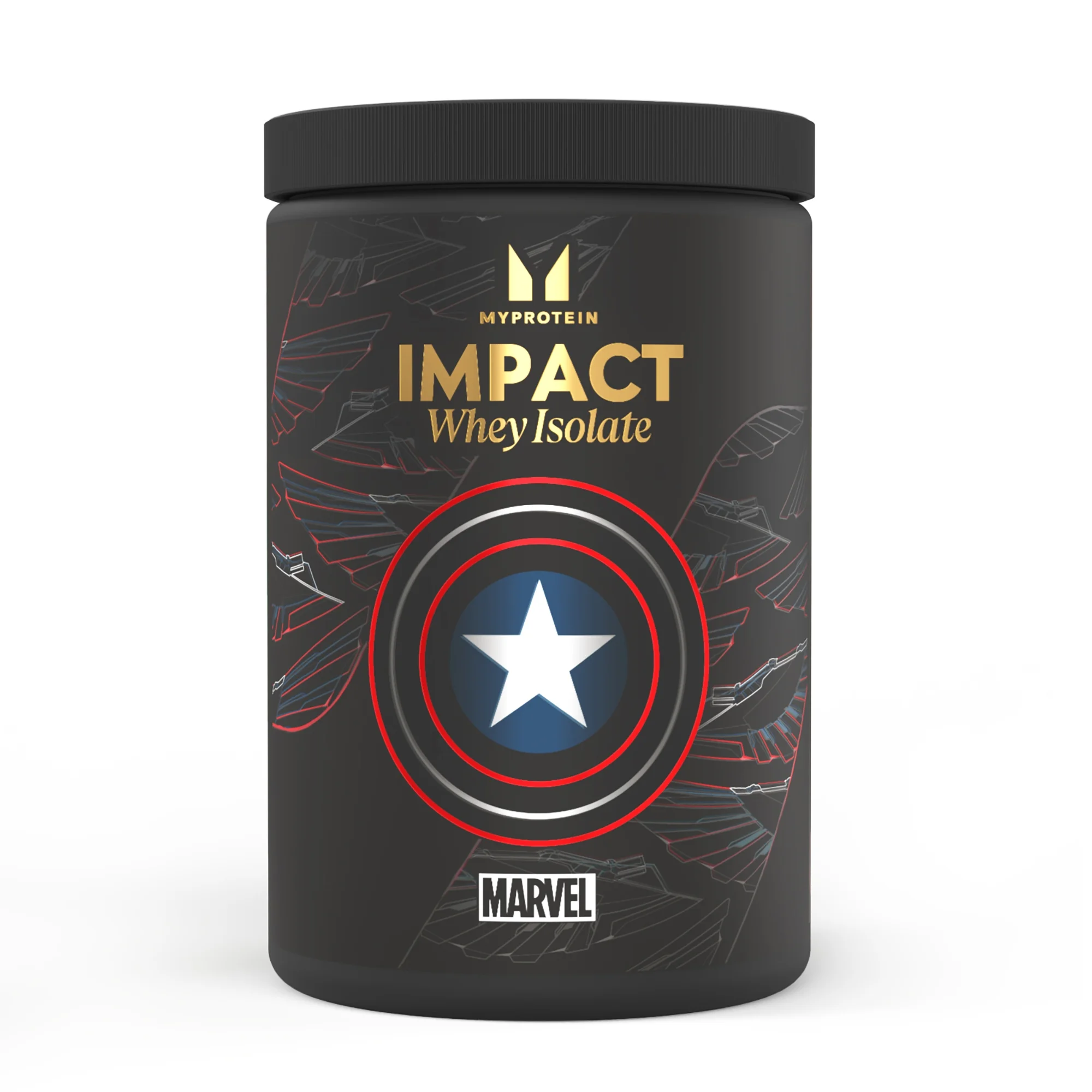 Impact Whey Isolate - 600G - 20servings - Captain America - Vanilla Raspberry Imagem 1