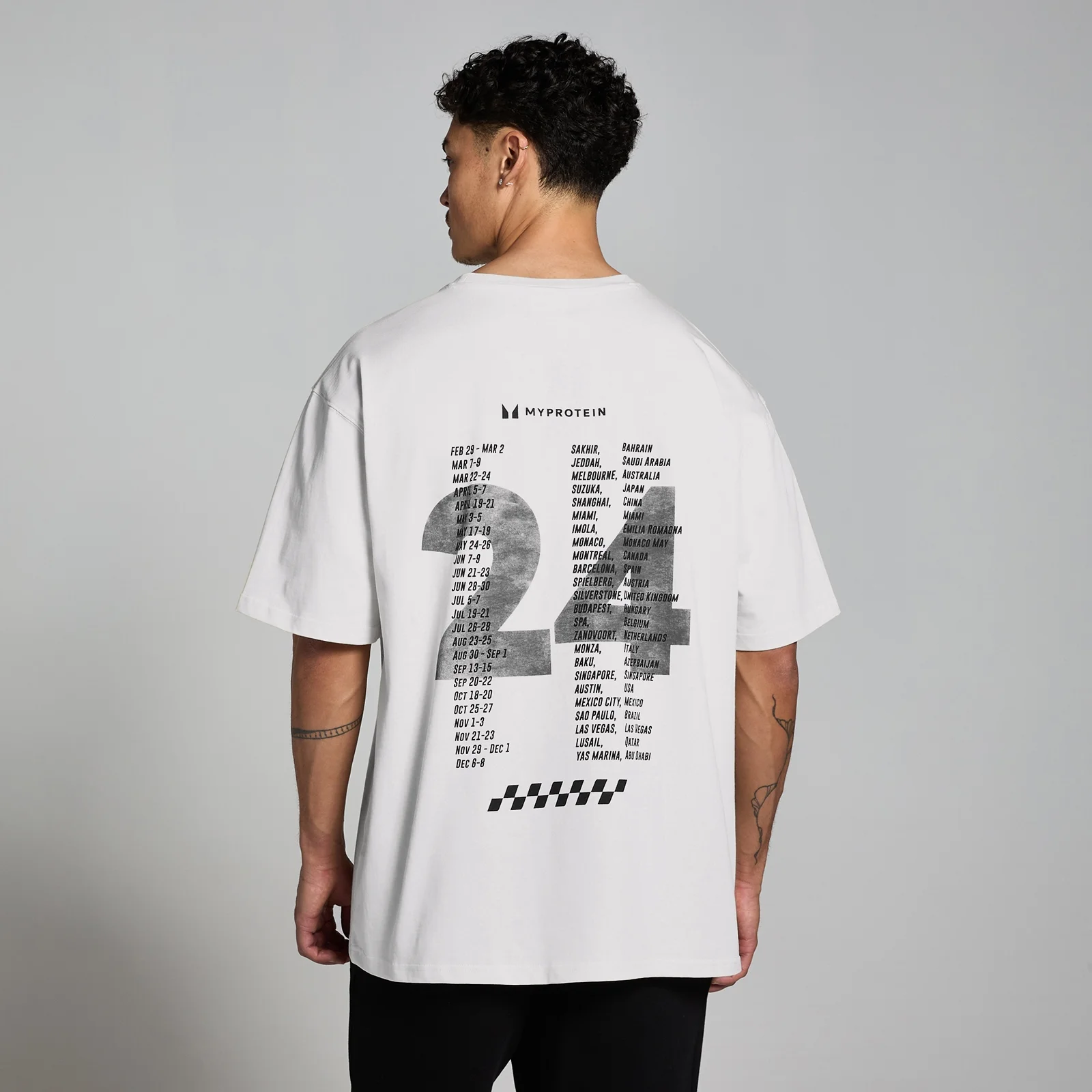 T-shirt Race Day Graphic da MP - Natural Cream - S-M Imagem 1