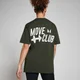 T-shirt Oversize Move Club da MP - Forest Green