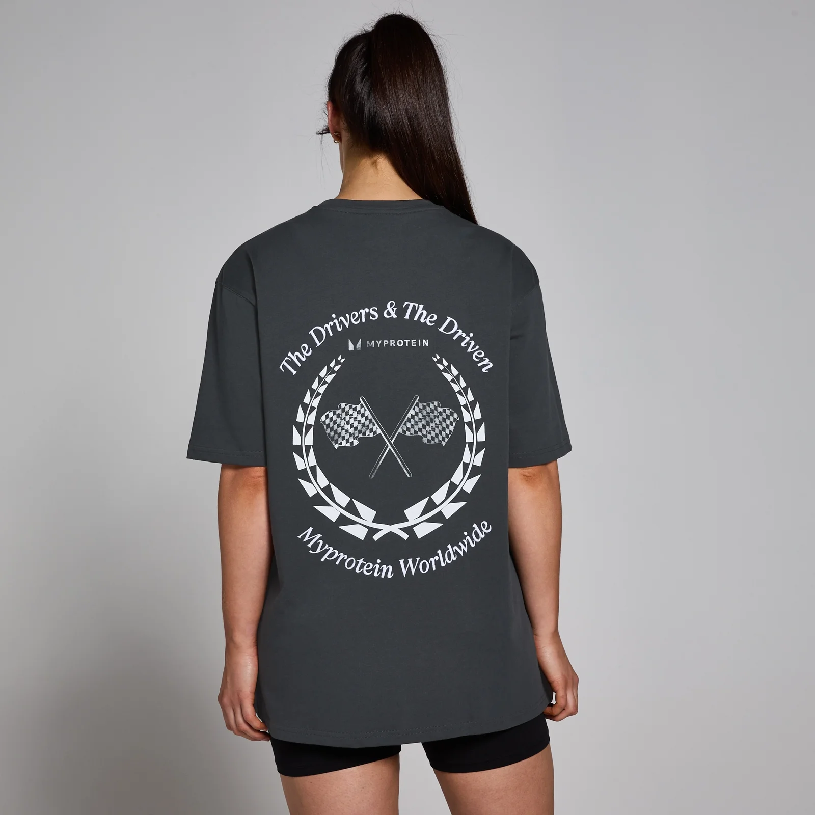 T-shirt World Wide Graphic da MP - Washed Black - S-M Imagem 1