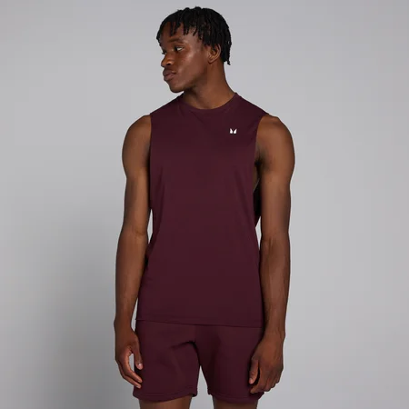 Camisola sem Mangas com Cavas Descaídas Rest Day da MP para Homem - Deep Berry