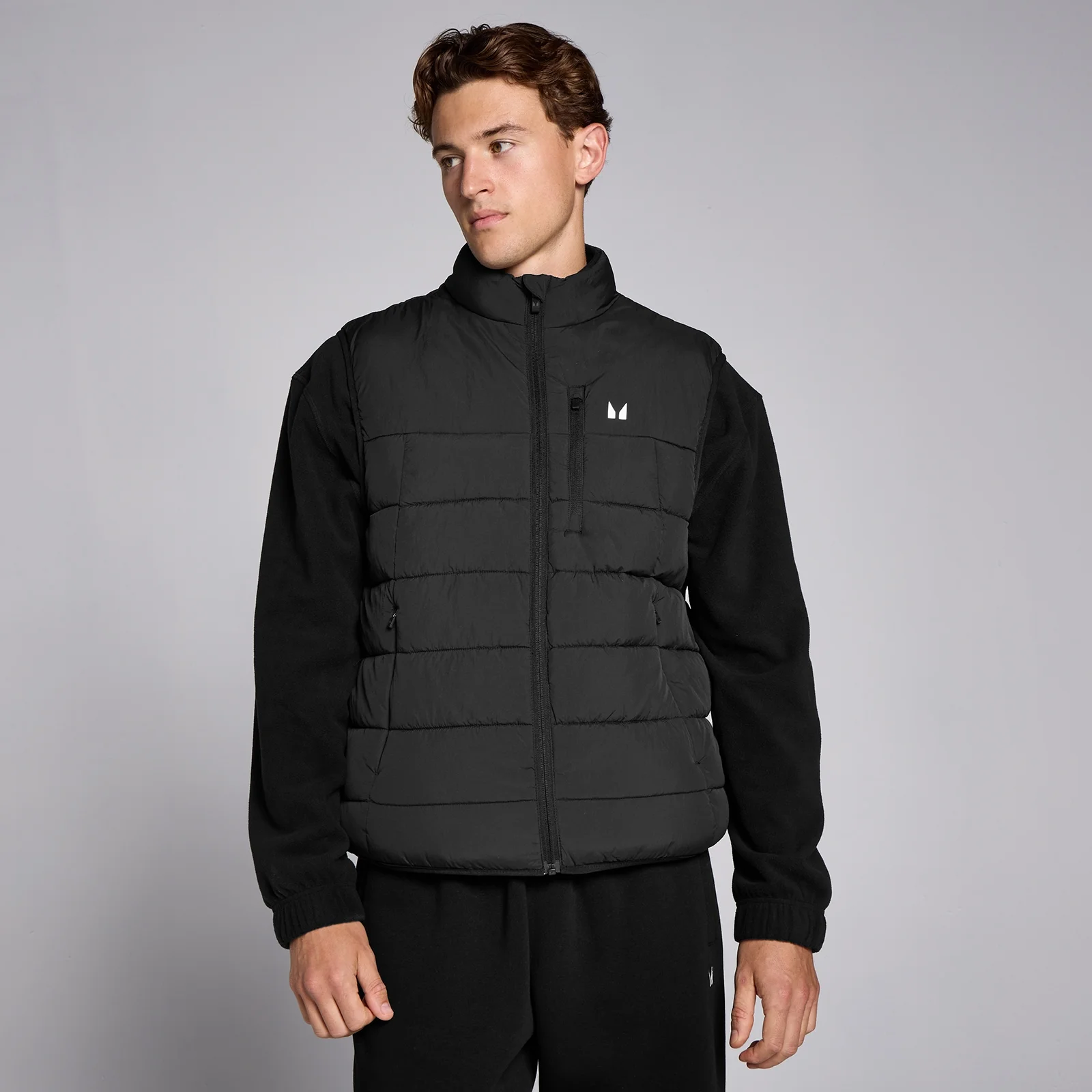 Colete Acolchoado Leve da MP para Homem - Preto - S Imagem 1