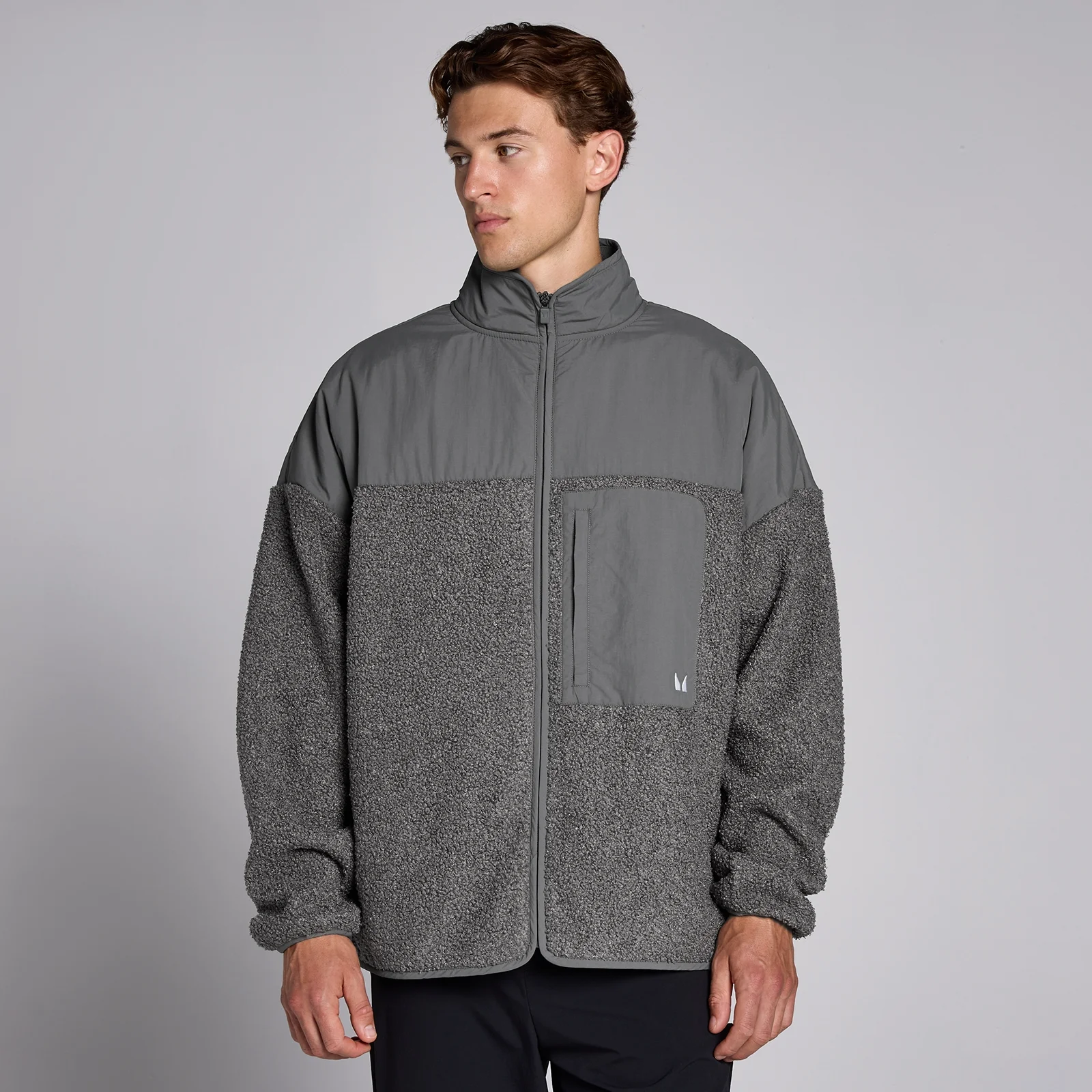 Casaco Polar Híbrido Lifestyle da MP para Homem - Moss Grey - XXL Imagem 1