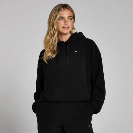 Camisola Polar com Capuz da MP para Senhora - Preto