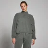 Camisola Polar com Fecho 1/4 e Colarinho Afunilado da MP para Senhora - Gunmetal