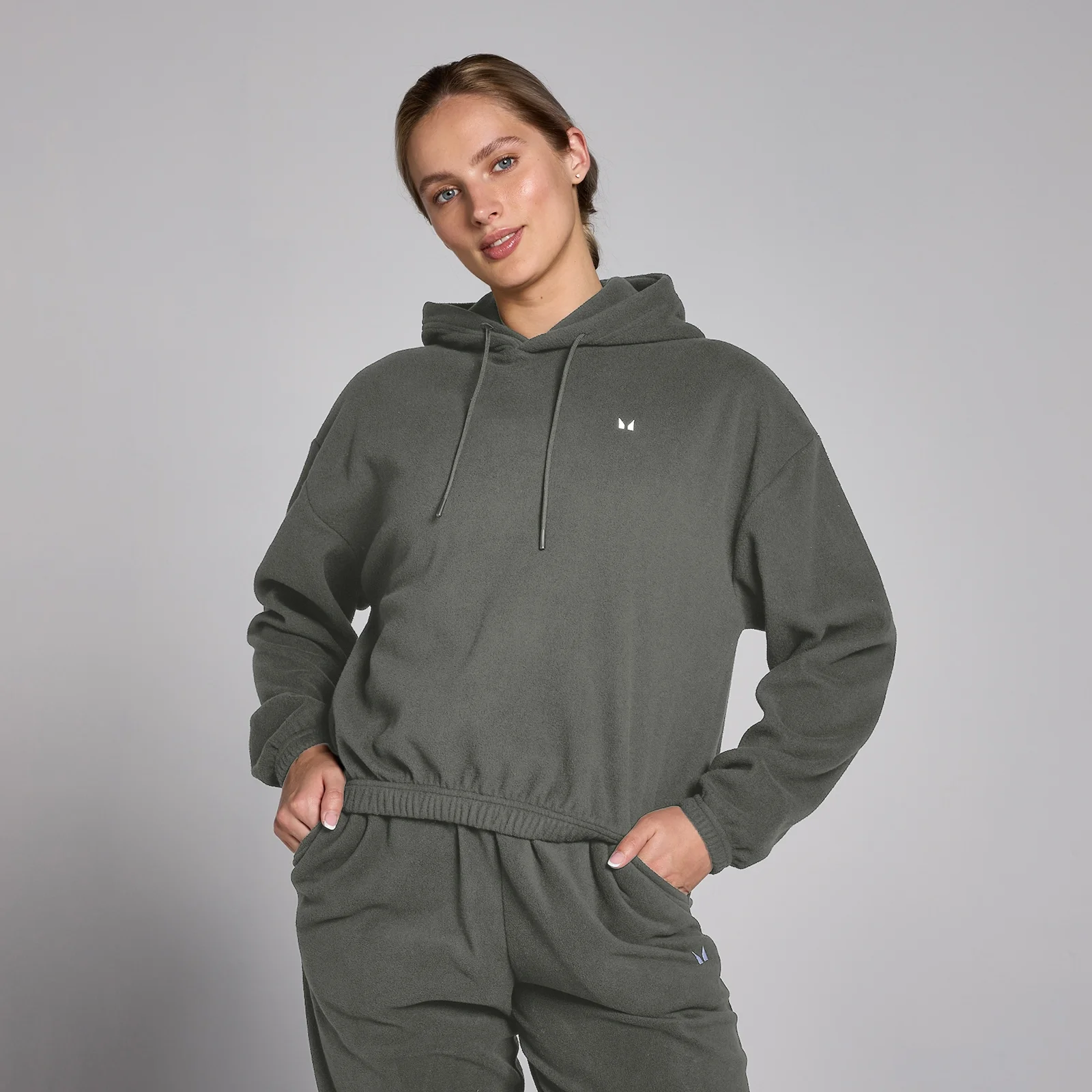 Camisola Polar com Capuz da MP para Senhora - Gunmetal - XS Imagem 1
