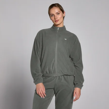 Casaco Polar com Fecho da MP para Senhora - Gunmetal