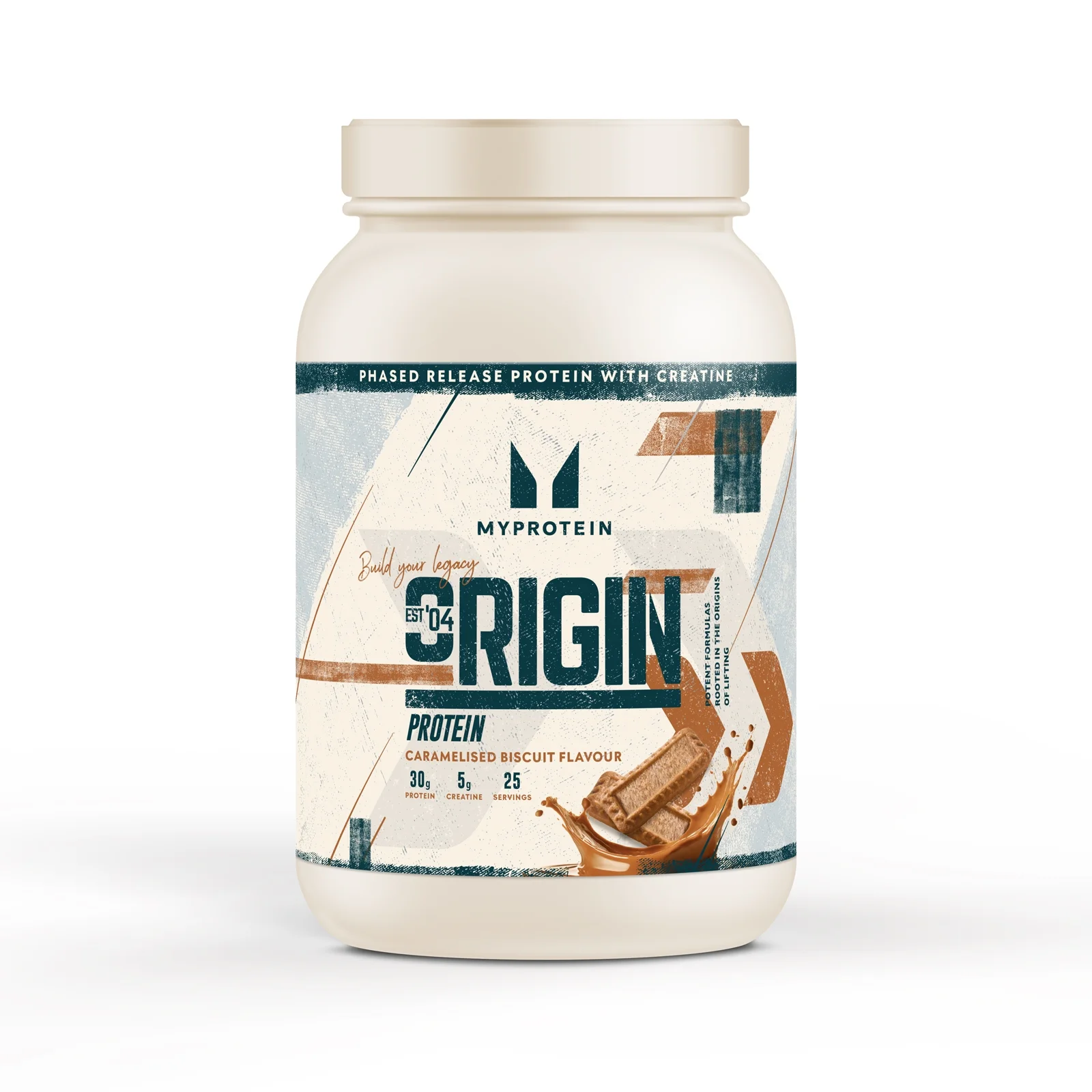 Proteína Origin (com Creatina) - 25servings - Caramelised Biscuit Imagem 1