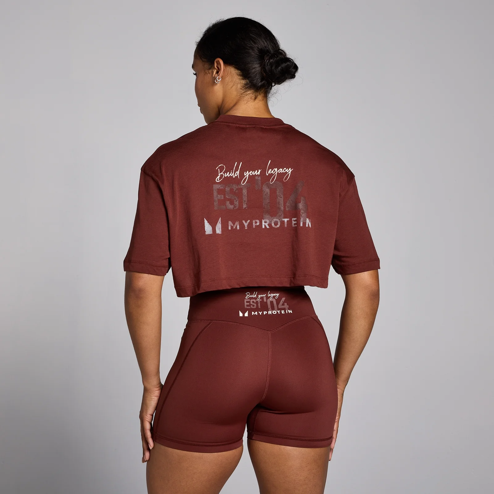 T-shirt Curta Gráfica Origin da MP para Senhora - Firebrick - XS Imagem 1