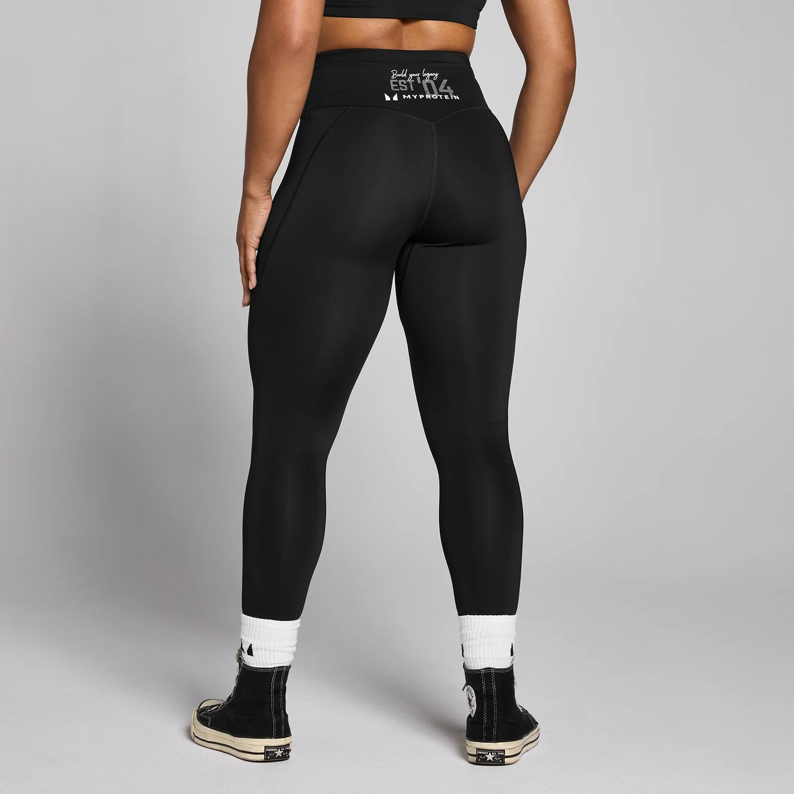 Leggings de Treino Gráficos Origin da MP para Senhora - Preto - XS Imagem 1