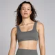 Soutien sem Costuras com Tecido em Waffle Lifestyle da MP para Senhora - Gunmetal