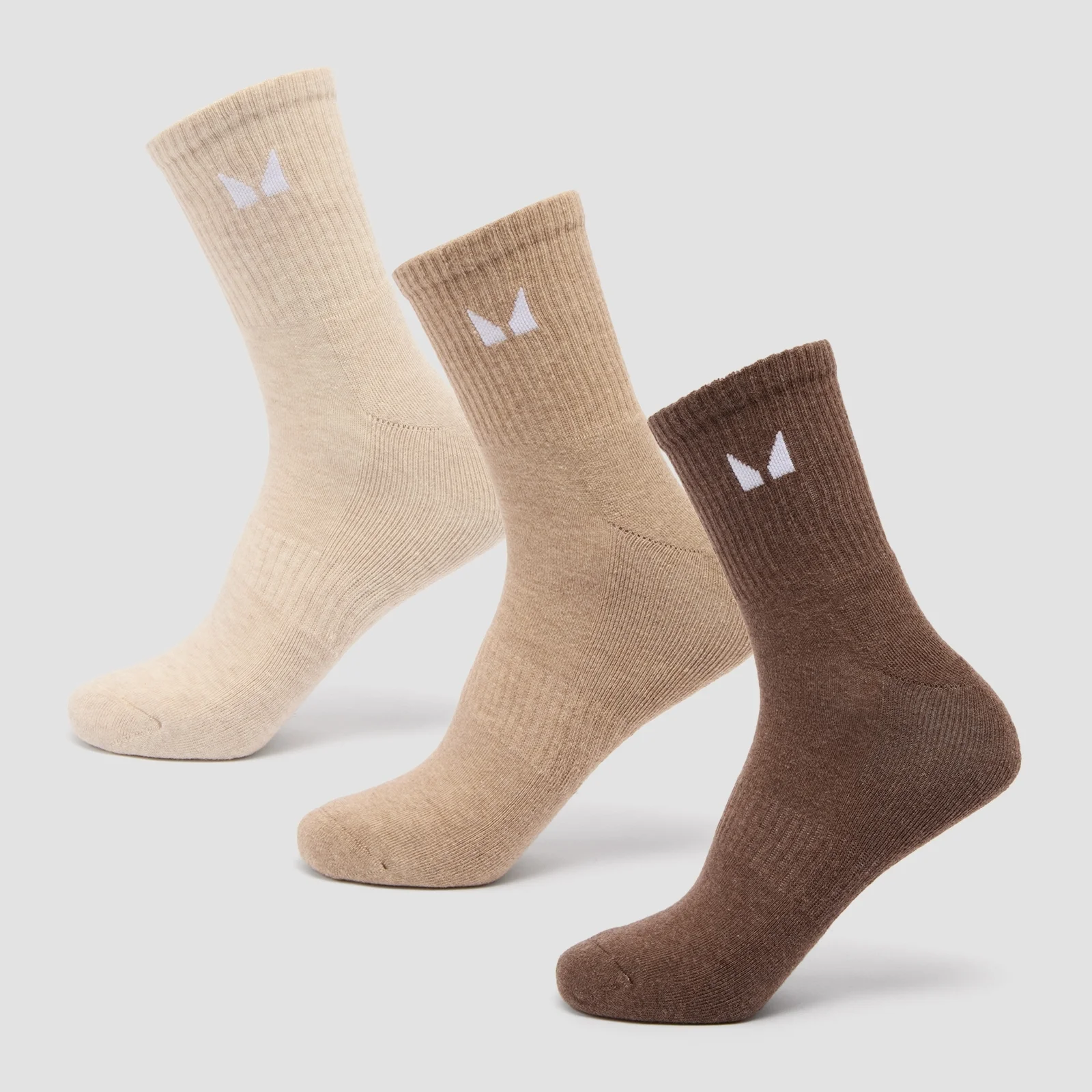 MP Unisex Crew Socks (3 Pack) - Neutral - UK 2-5 Imagem 1