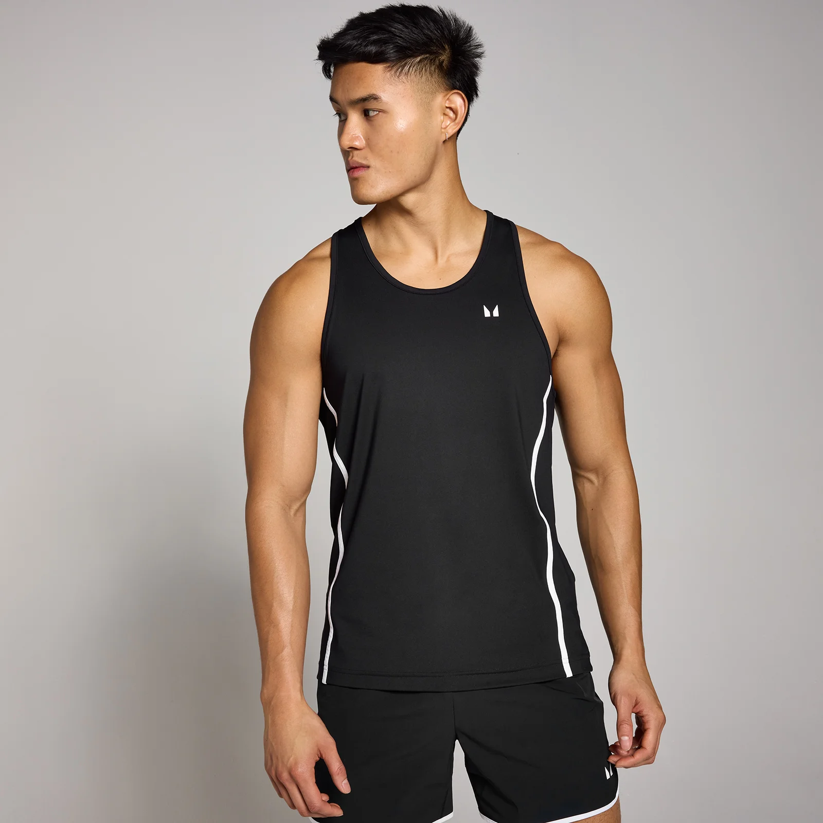 Colete sem Mangas e com Remate Tempo da MP para Homem - Preto - XXXL Imagem 1