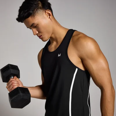 Colete sem Mangas e com Remate Tempo da MP para Homem - Preto - XXXL Imagem 6