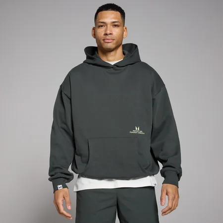 Casaco com Capuz Oversize Lifestyle da MP - Preto Lavado
