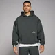 Casaco com Capuz Oversize Lifestyle da MP - Preto Lavado