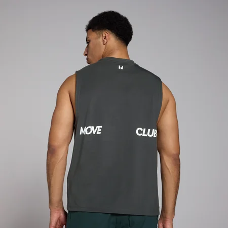 Camisola sem Mangas Oversize Tempo da MP para Homem - Preto Lavado