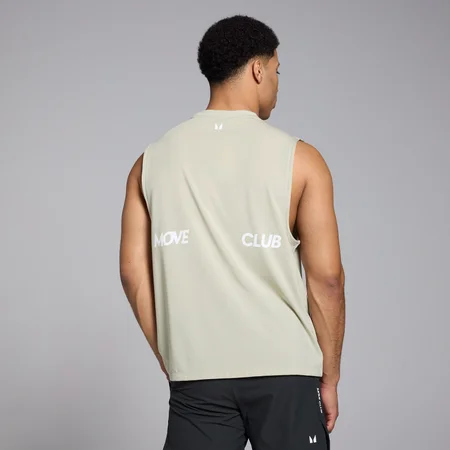 Camisola sem Mangas Oversize Tempo da MP para Homem - Salt Grey