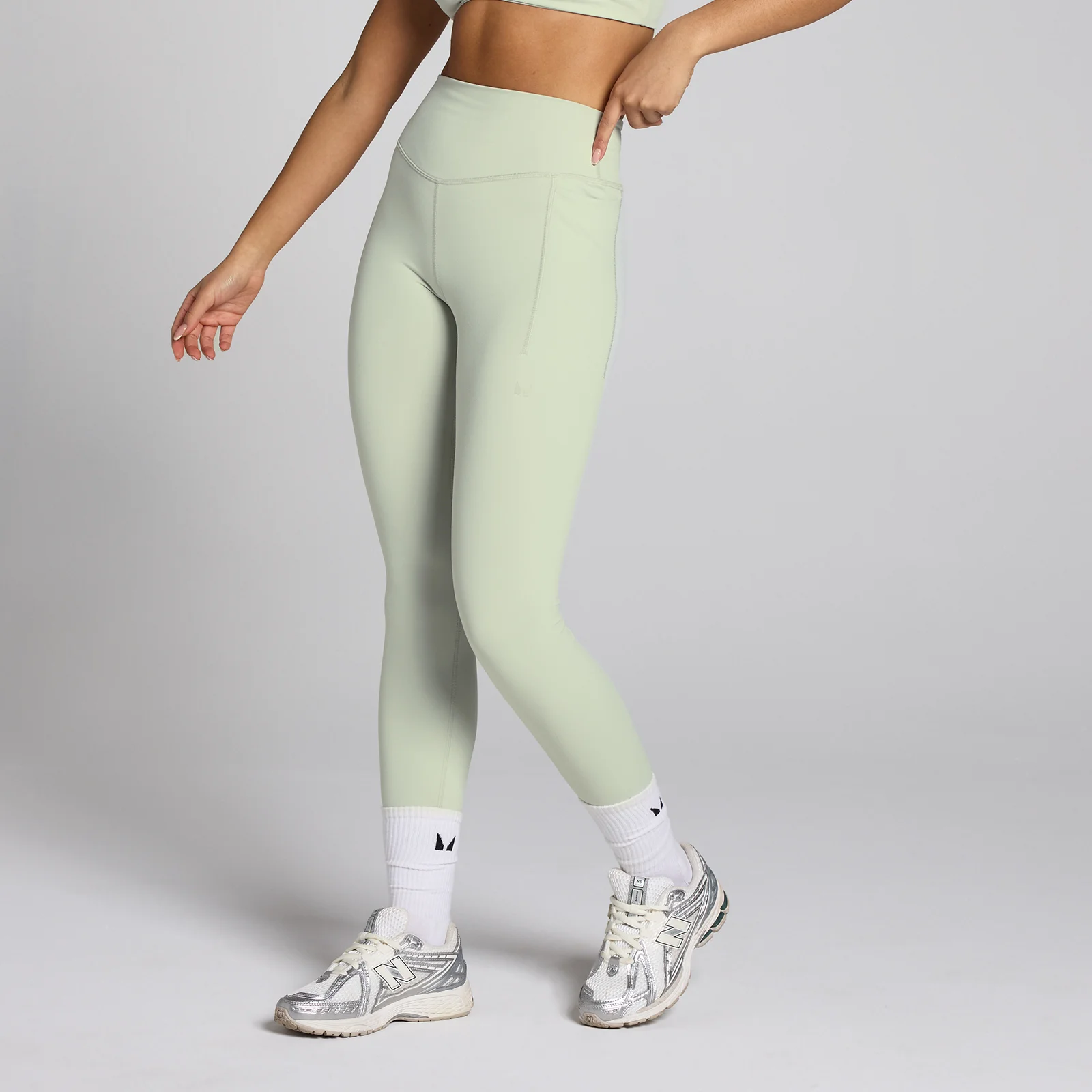 Leggings de Treino Lifestyle da MP para Senhora - Mineral Green - XL Imagem 1