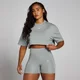 T-shirt Super Curta Origin Graphic da MP para Senhora - Fossil Grey