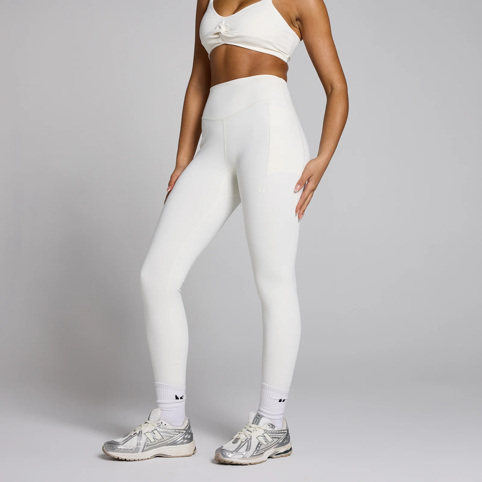 Leggings de Treino Lifestyle da MP para Senhora - Algodão Natural - XL Imagem 1