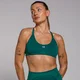 Soutien de Desporto Híbrido sem Costuras Tempo da MP para Senhora - Deep Teal