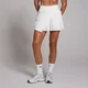 Saia-calção Plissada Assimétrica Tempo da MP para Senhora - Branco