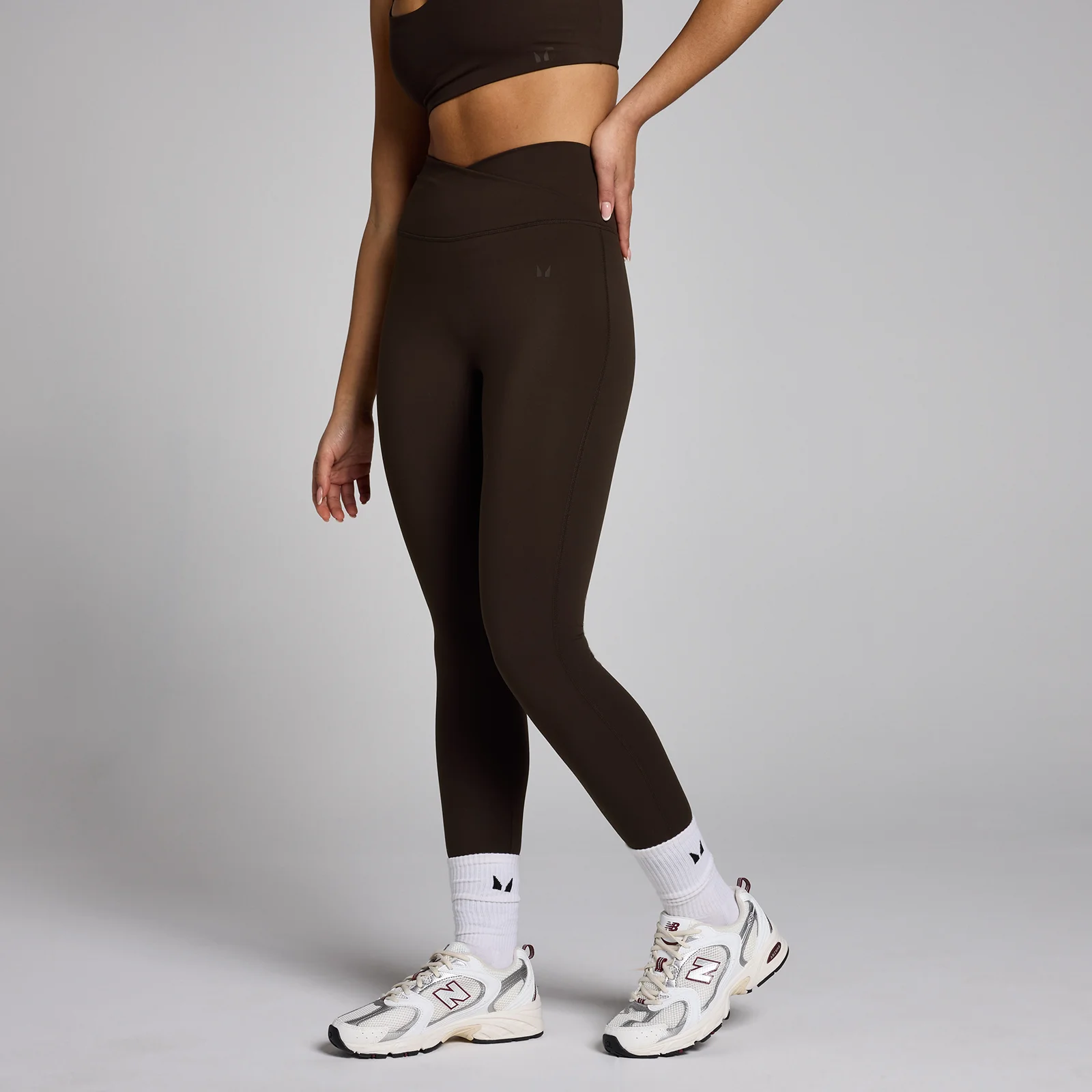 Leggings Tempo da MP para Senhora - Café - L Imagem 1