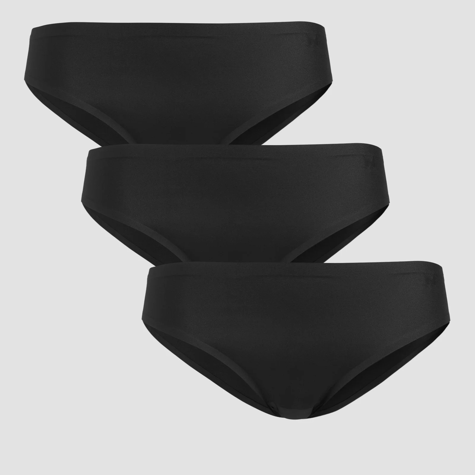 MP Women's Mid Rise No VPL Bikini Brief (3 Pack) - Black - M Imagem 1