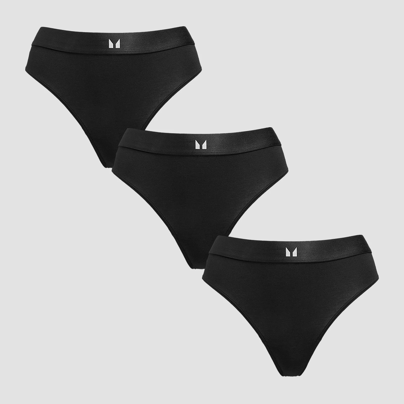 MP Women's Mid Rise Bikini Brief (3 Pack) - Black - XL Imagem 1