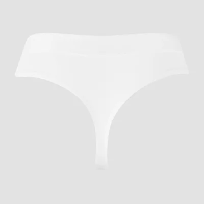 Tanga de Cinta Média da MP para Senhora (3 un.) - Branco - M Imagem 7