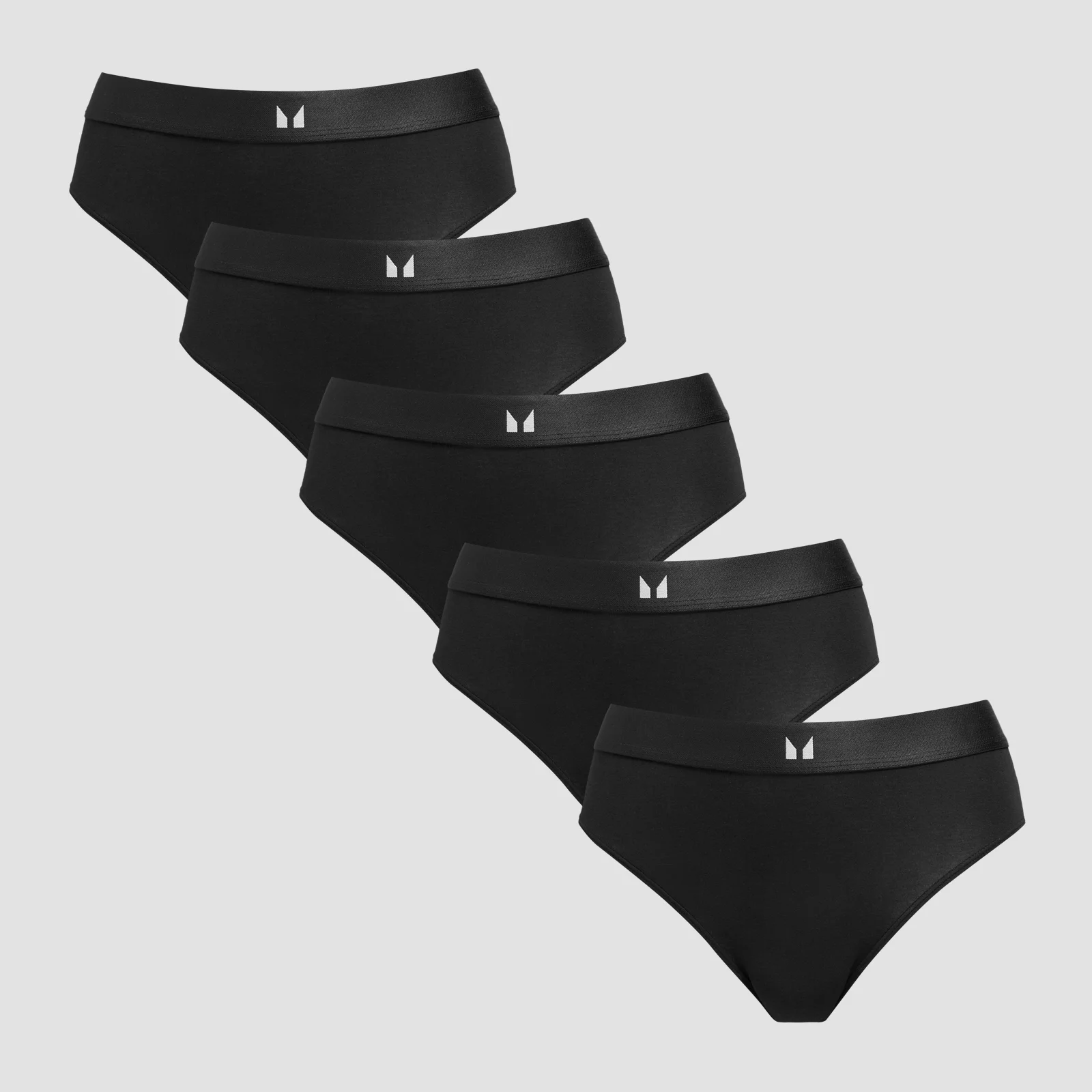 MP Women's Mid Rise Bikini Brief (5 Pack) - Black - XS Imagem 1