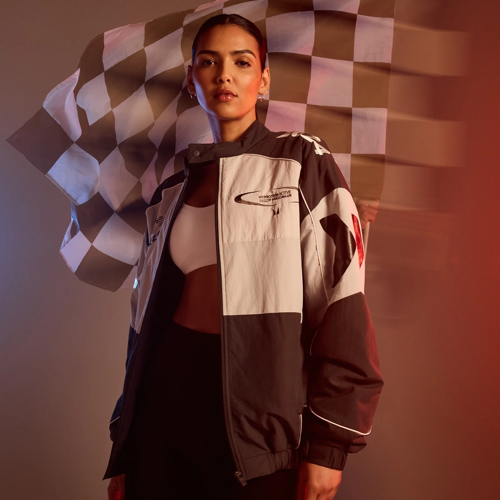 Blusão de Corrida da MP para Senhora - Preto - S Imagem 1