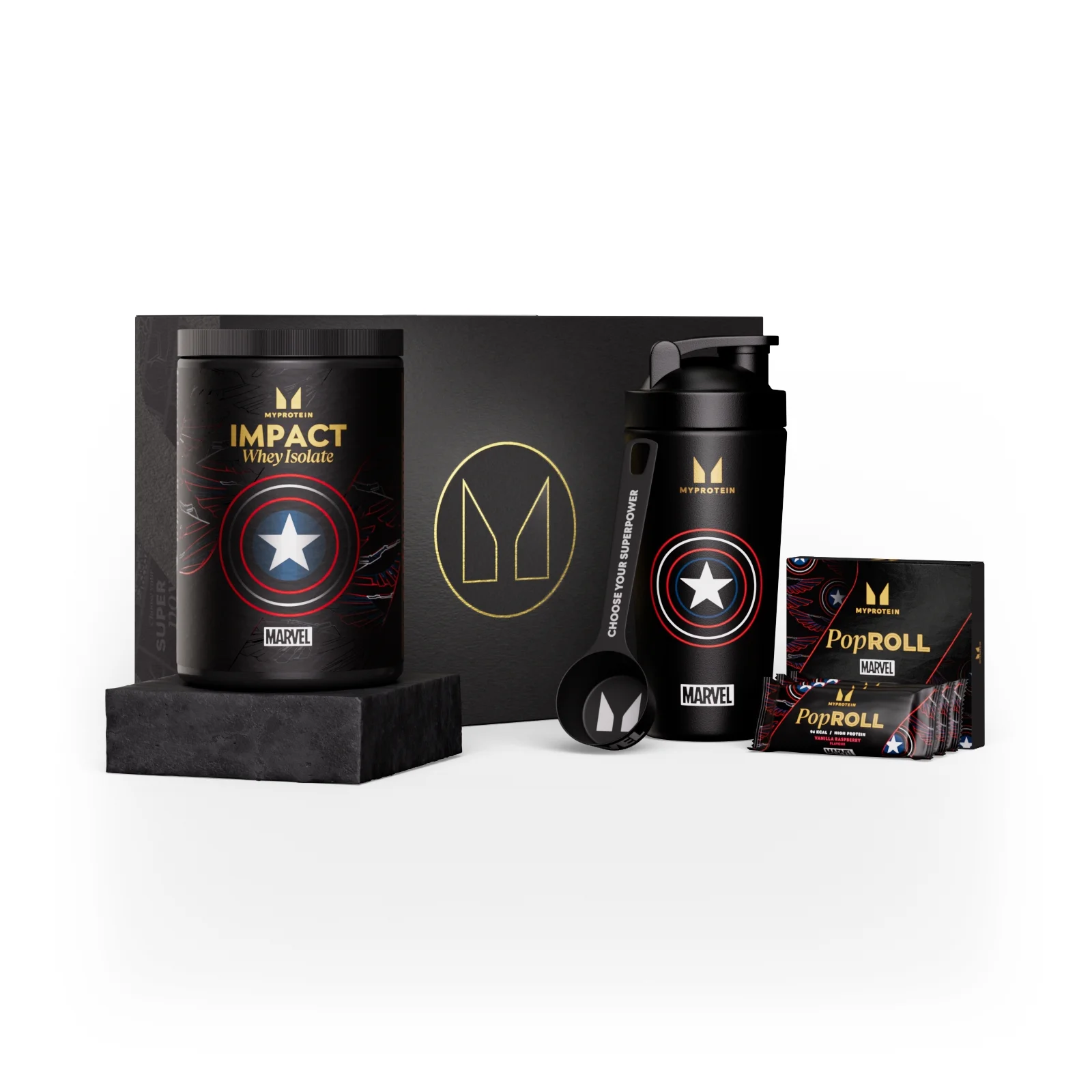 Myprotein x Marvel | Caixa do Capitão América Imagem 1