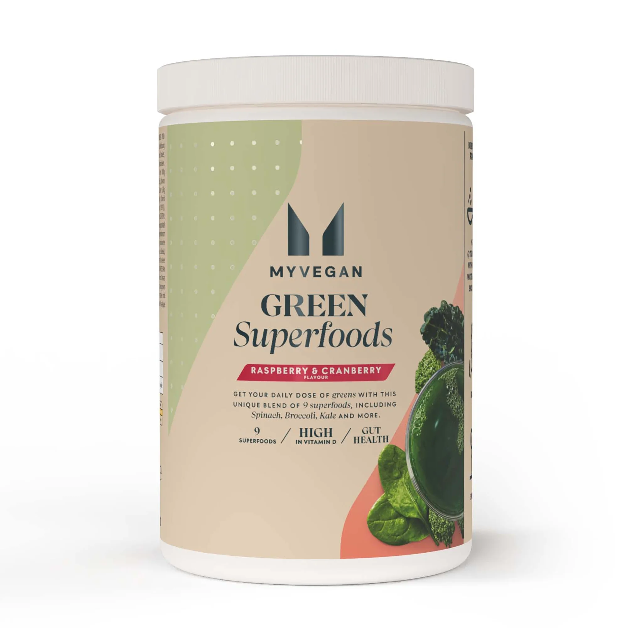 Superalimentos Verdes - 50servings - Framboesa e Oxicoco Imagem 1