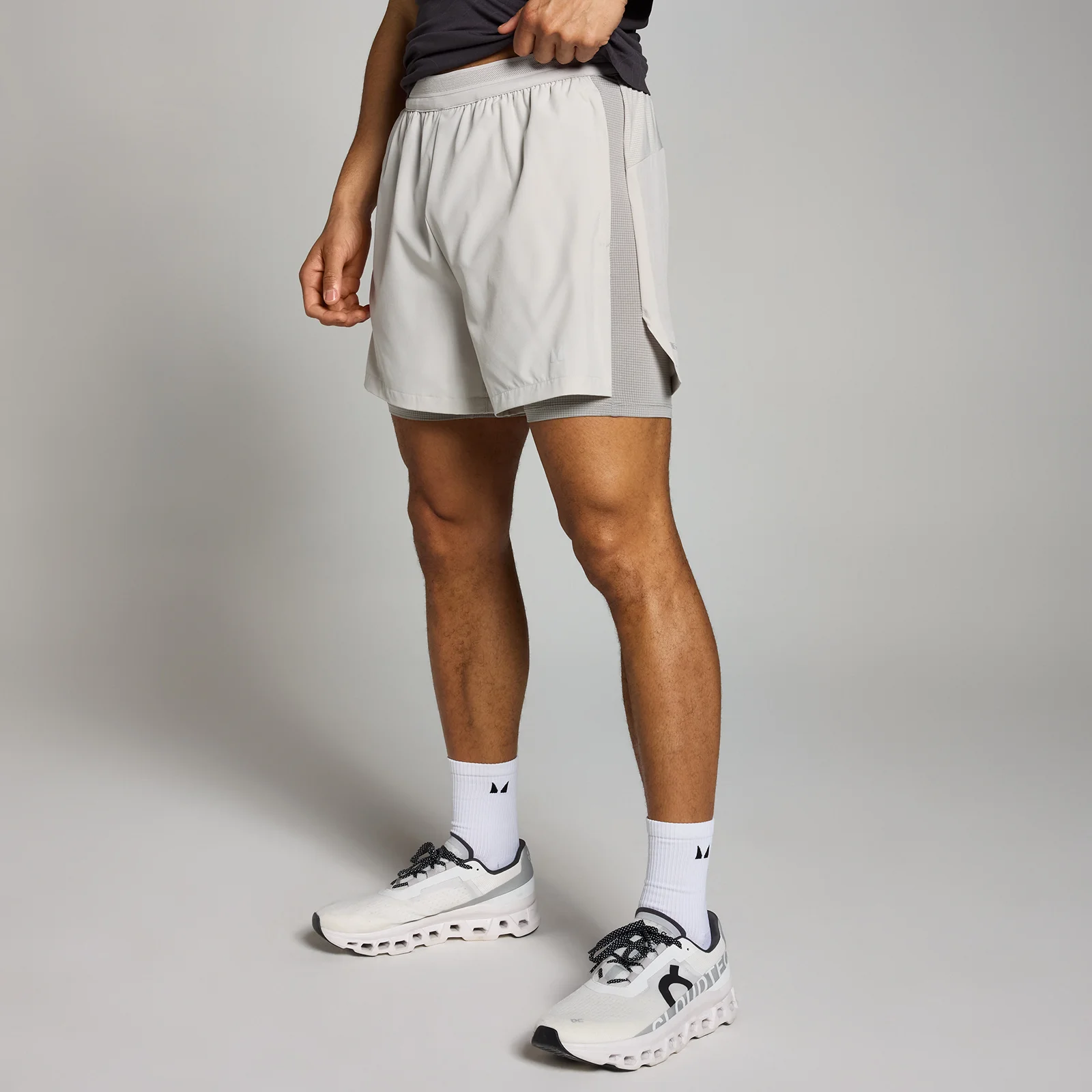 Calções 2 em 1 de 13 cm Velocity da MP para Homem - Cromado - XS Imagem 1