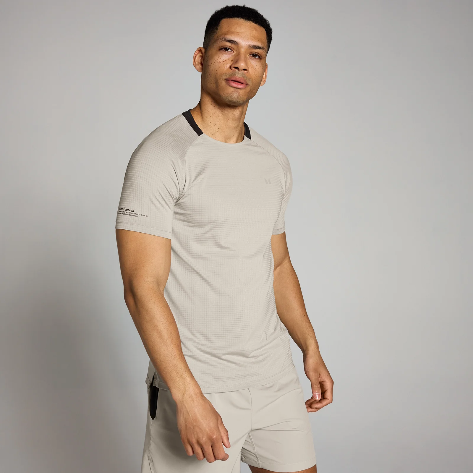 Camisola de Treino Quadriculada Tempo da MP para Homem - Dove Grey - XS Imagem 1