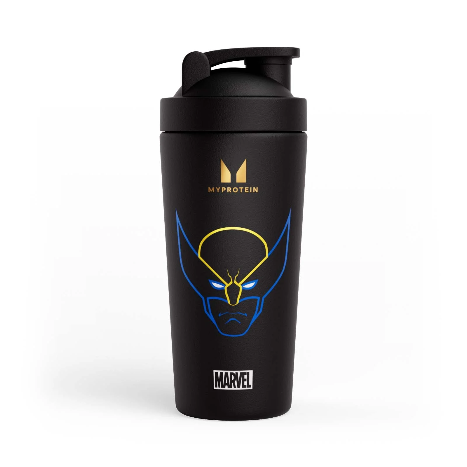 Shaker de Metal Reciclado Wolverine da Myprotein - Preto Imagem 1