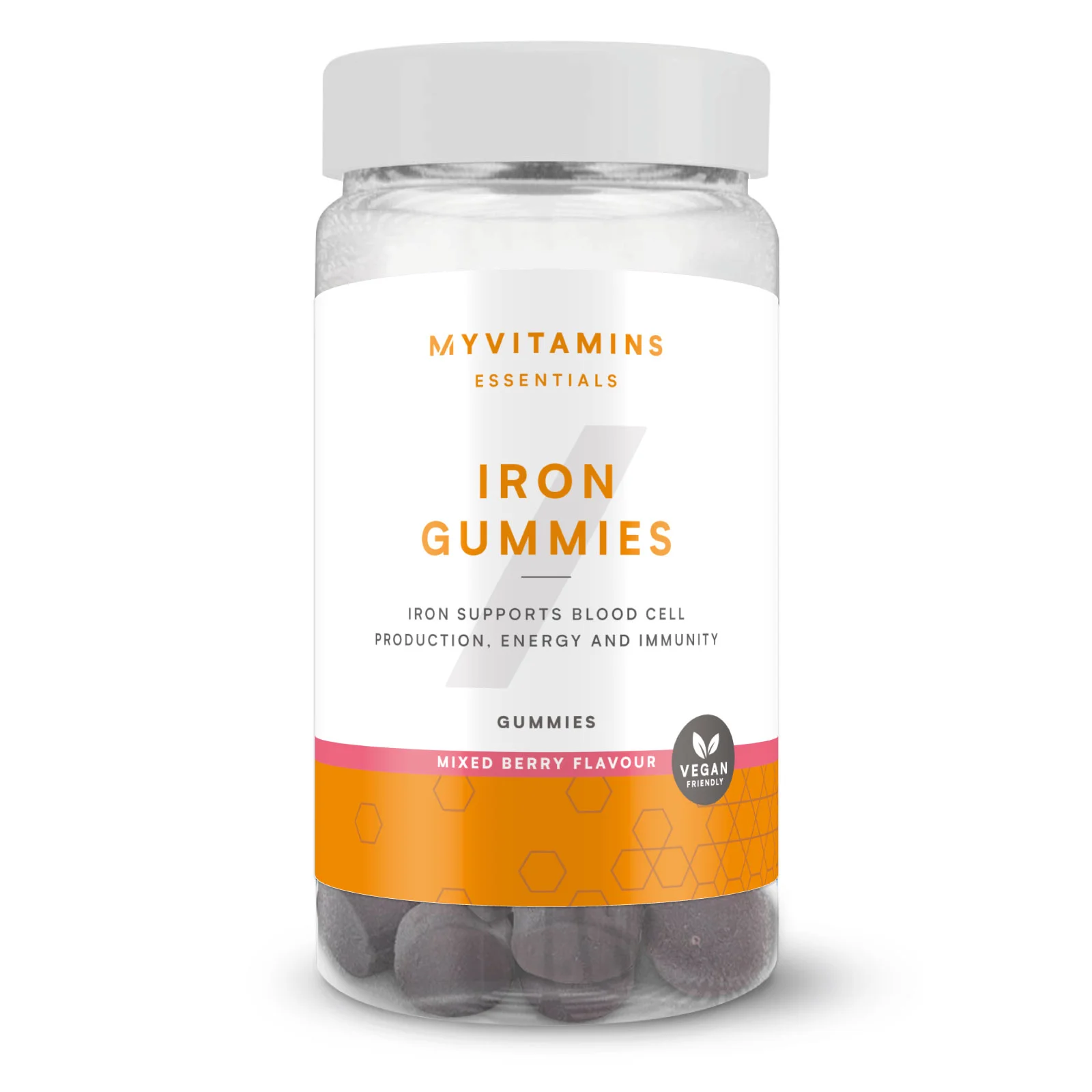 Gomas com Ferro - 30servings - Mix de bagas Imagem 1