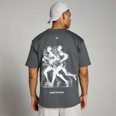 T-Shirt de Corrida Velocity Ultra da MP - Cinzento Escuro