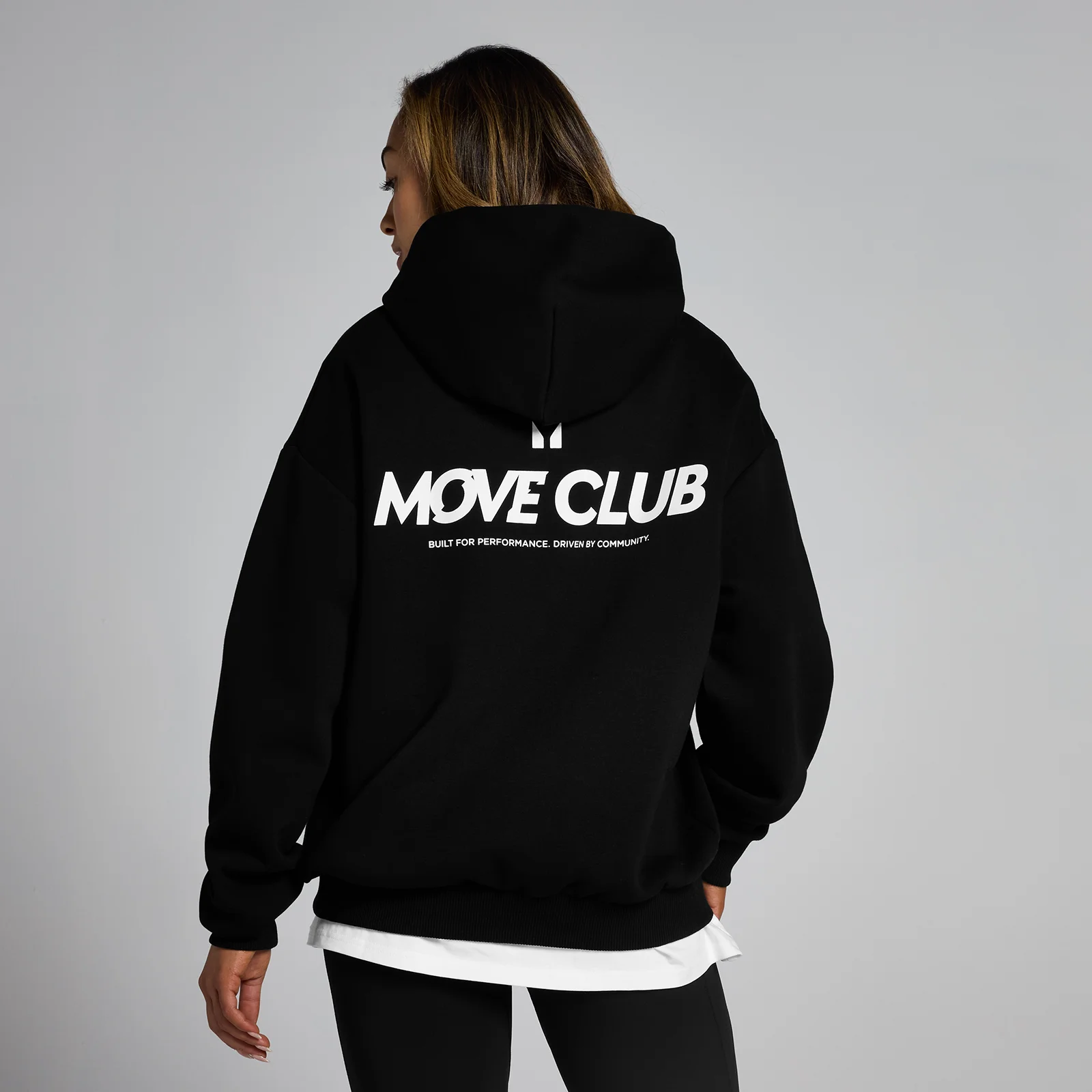 Camisola com Capuz Unissexo Move Club da MP - Preto - XXL-XXXL Imagem 1