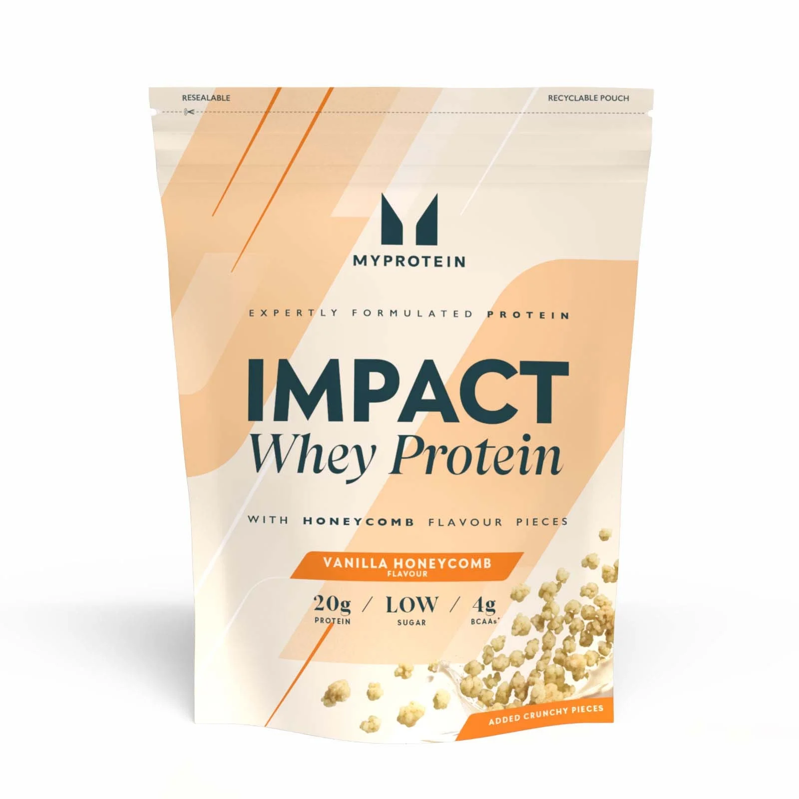 Impact Whey Protein - 960g - 32servings - Baunilha e Mel com Pedaços de Biscoito Crocantes Imagem 1