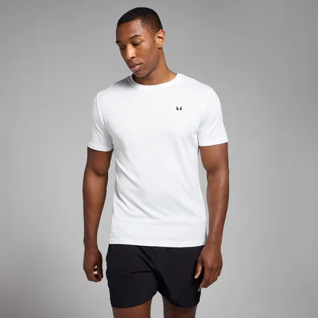 T-shirt de Treino Quadriculada Active da MP para Homem - Branco